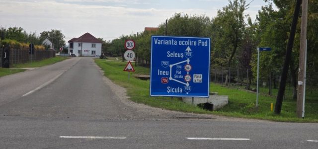 Se deviază circulația de pe drumul Seleuș-Șicula