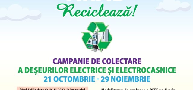 Zilele Reciclării în Arad! Puncte de colectare a deșeurilor de echipamente electrice și electronice