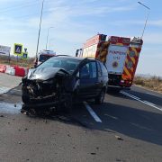 Accident cu șase victime rănite, la ieșirea din Arad