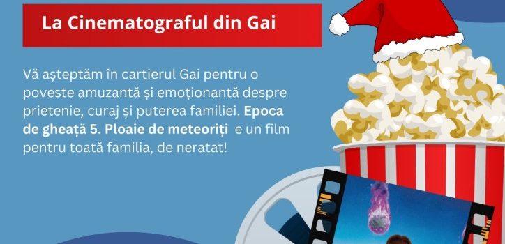 „Caravana filmelor“, la Cinematograful „Solidaritatea“ din cartierul Gai